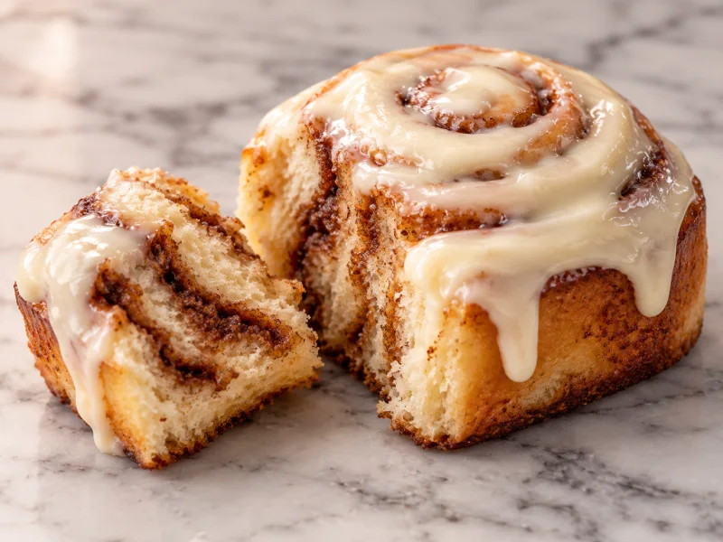 Cinnamon Roll (Tarçınlı; cheese frosting)